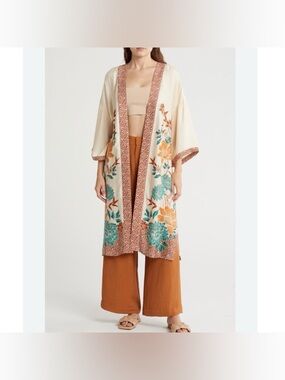 DR2 by Daniel Rainn Floral Duster Kimono Size 2X